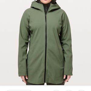 Lululemon Glyde Along Softshell Jacket-Green